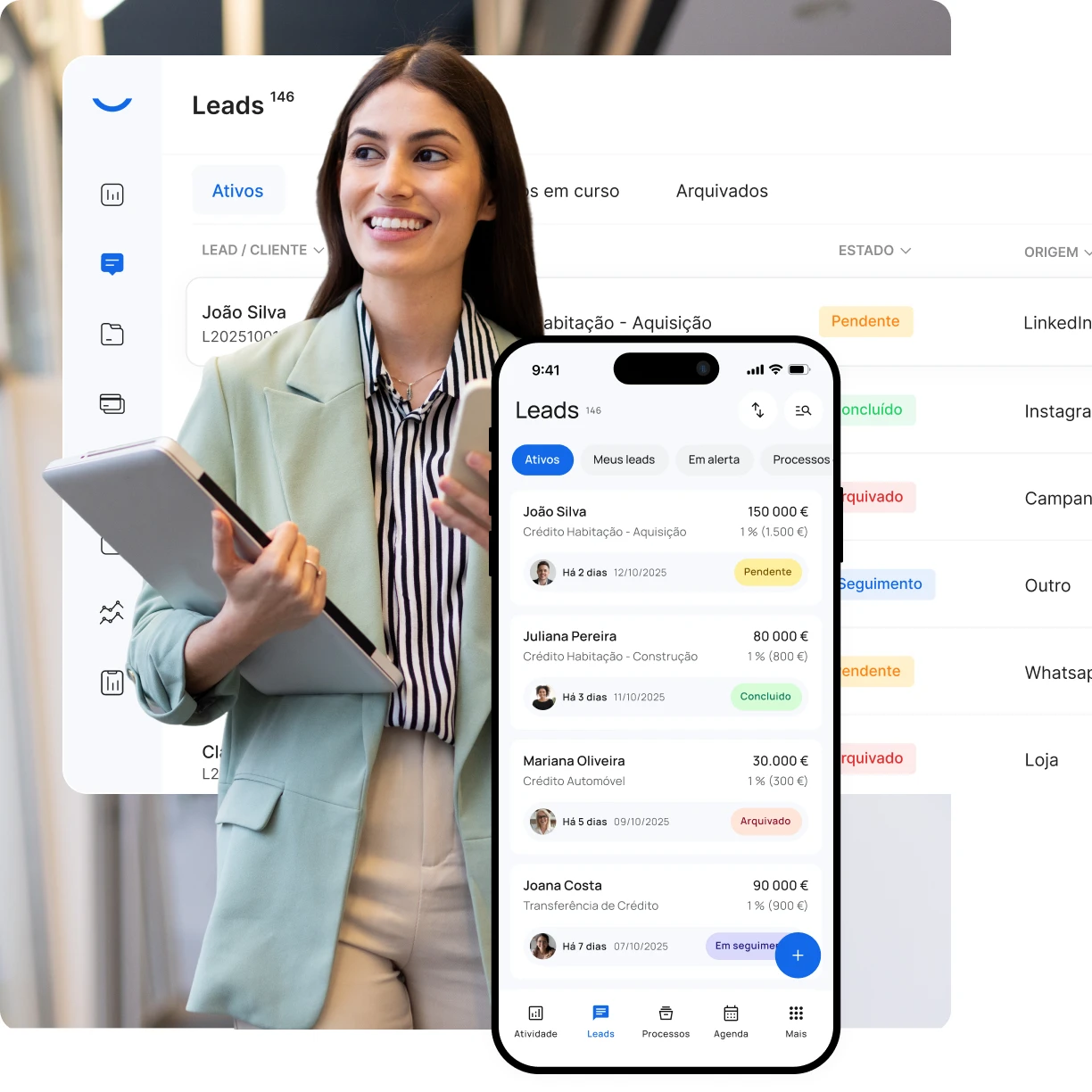 Sincronização entre a APP CrediDesk e o sistema